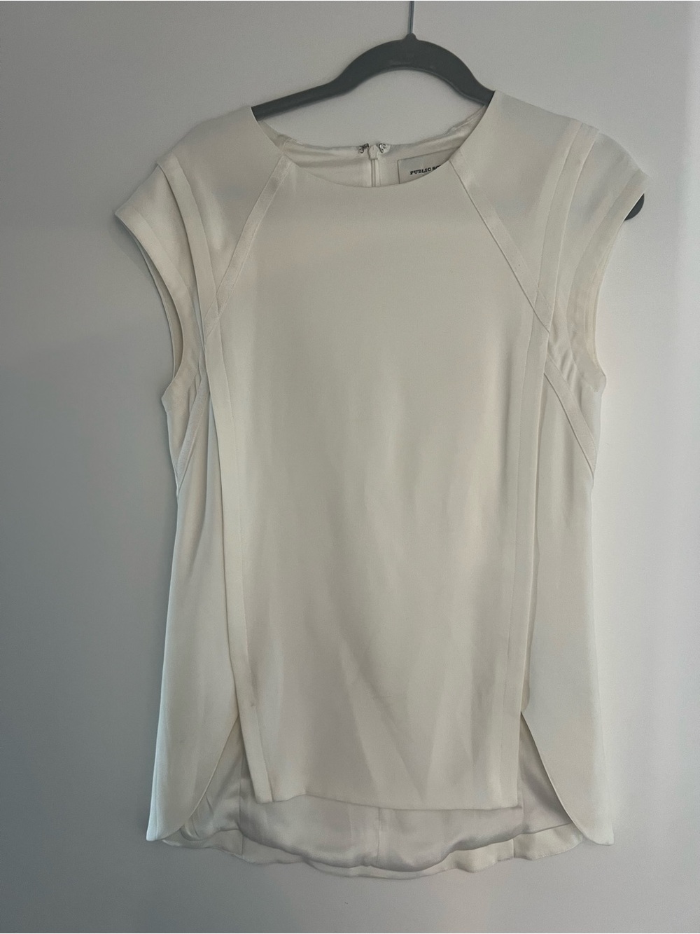 Public School New York Ivory Layered Blouse Size 0